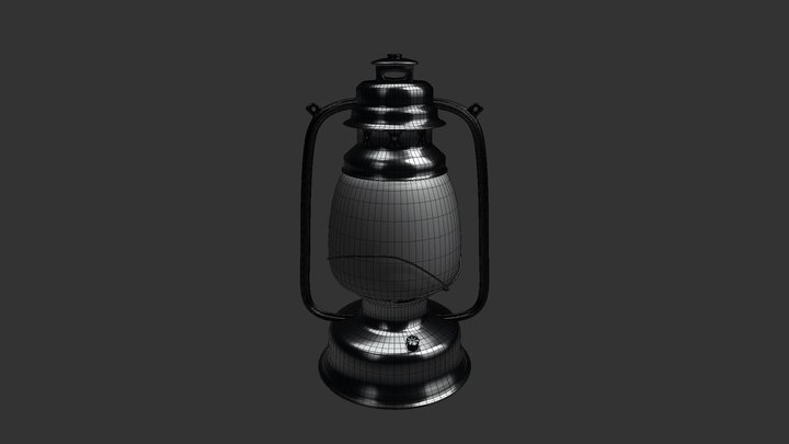 Kerosene Lamp 3D Model