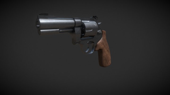Revolver 3D Model