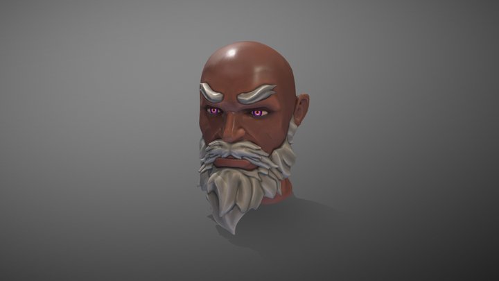 Head Bust: Jackson Hornwall 3D Model