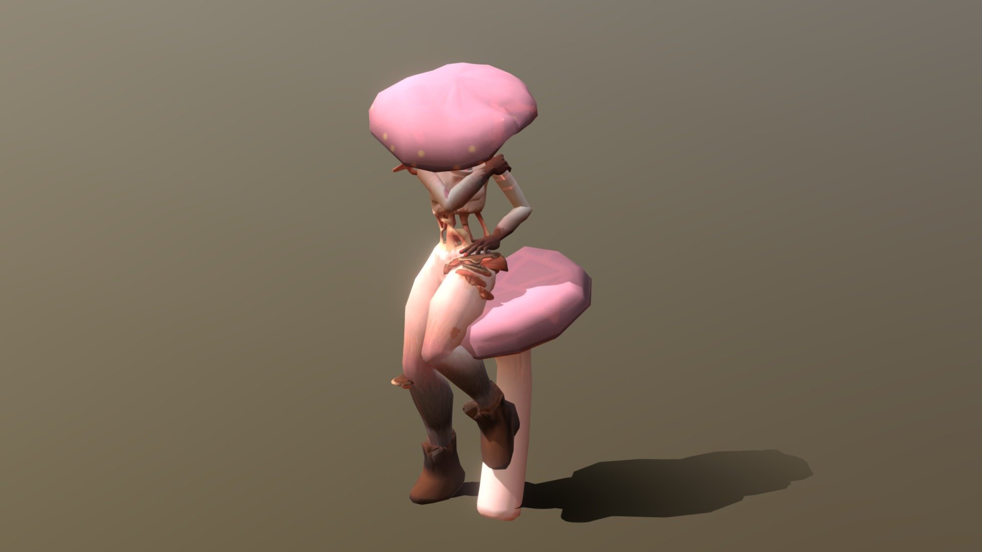 Mushroom Girl _ Personal VRCHAT avatar - 3D model by Bento (@gostbento)  [f6d7638]