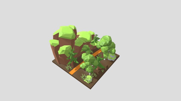 Montado_do_fanal_bake 3D Model