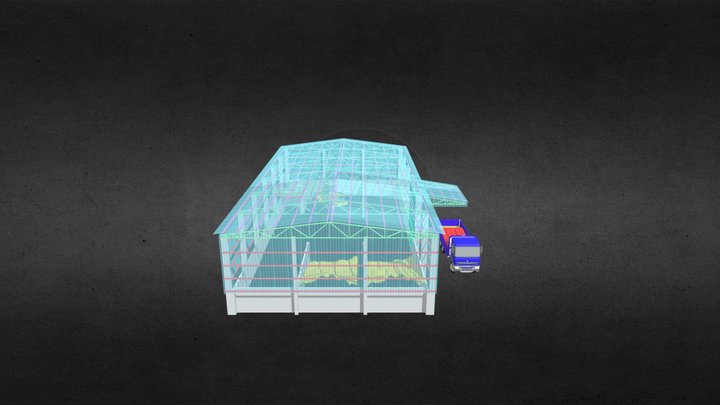 FABRICA DE RAÇÃO - 450 m² 3D Model