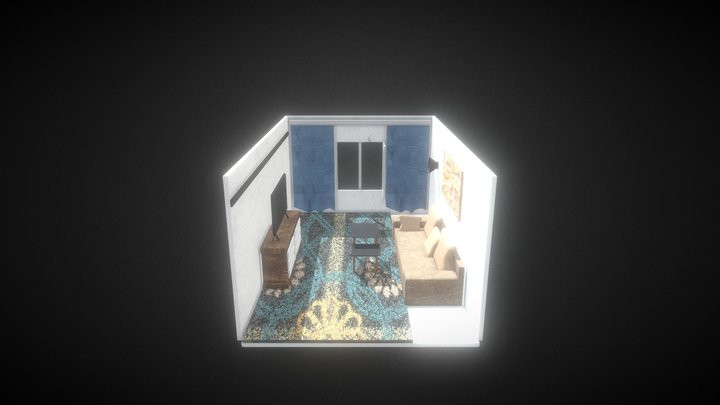 Apartament room 3D Model