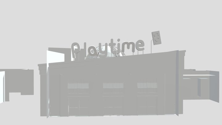 Entrada y Lobby, Poppy Playtime Chapter 1, progr 3D Model
