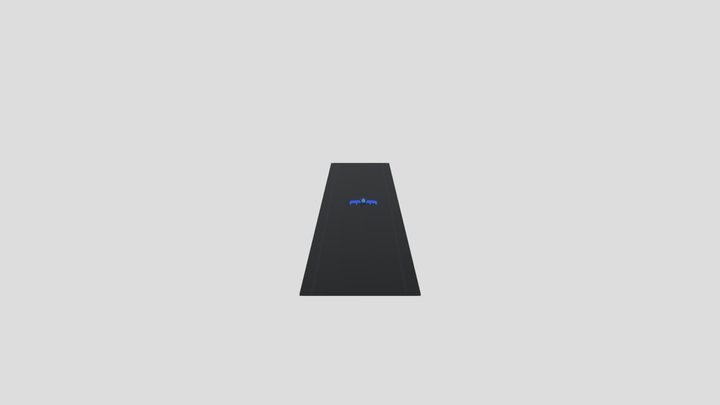 Plane 3d Model Low Poly