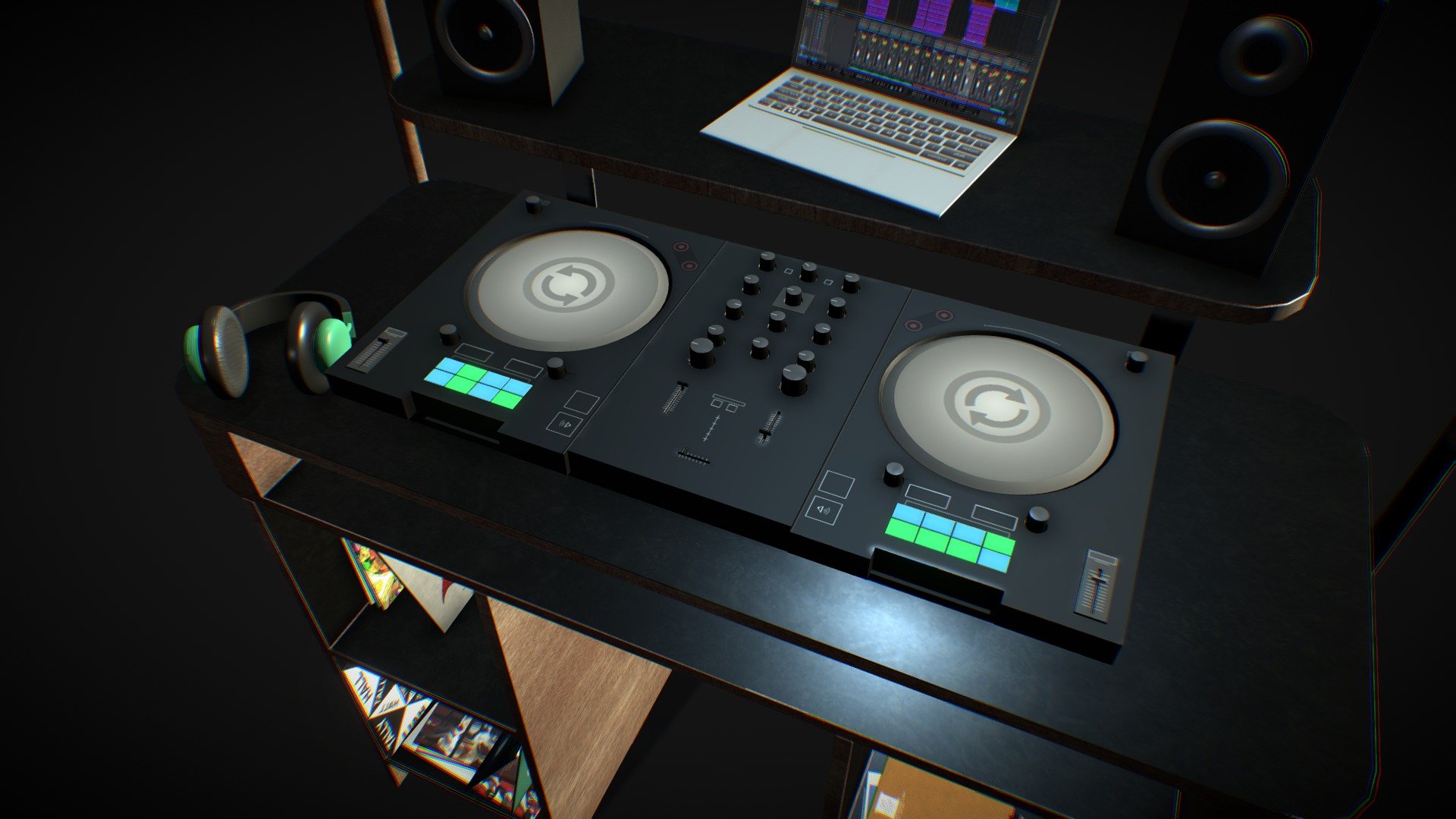 DJ Kitbash - Portfolio 6 - 3D model by Sati Davis (@SatiDavis) [f6da343 ...