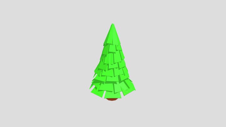 Low Poly Tree – Modello 3D gratuito STL