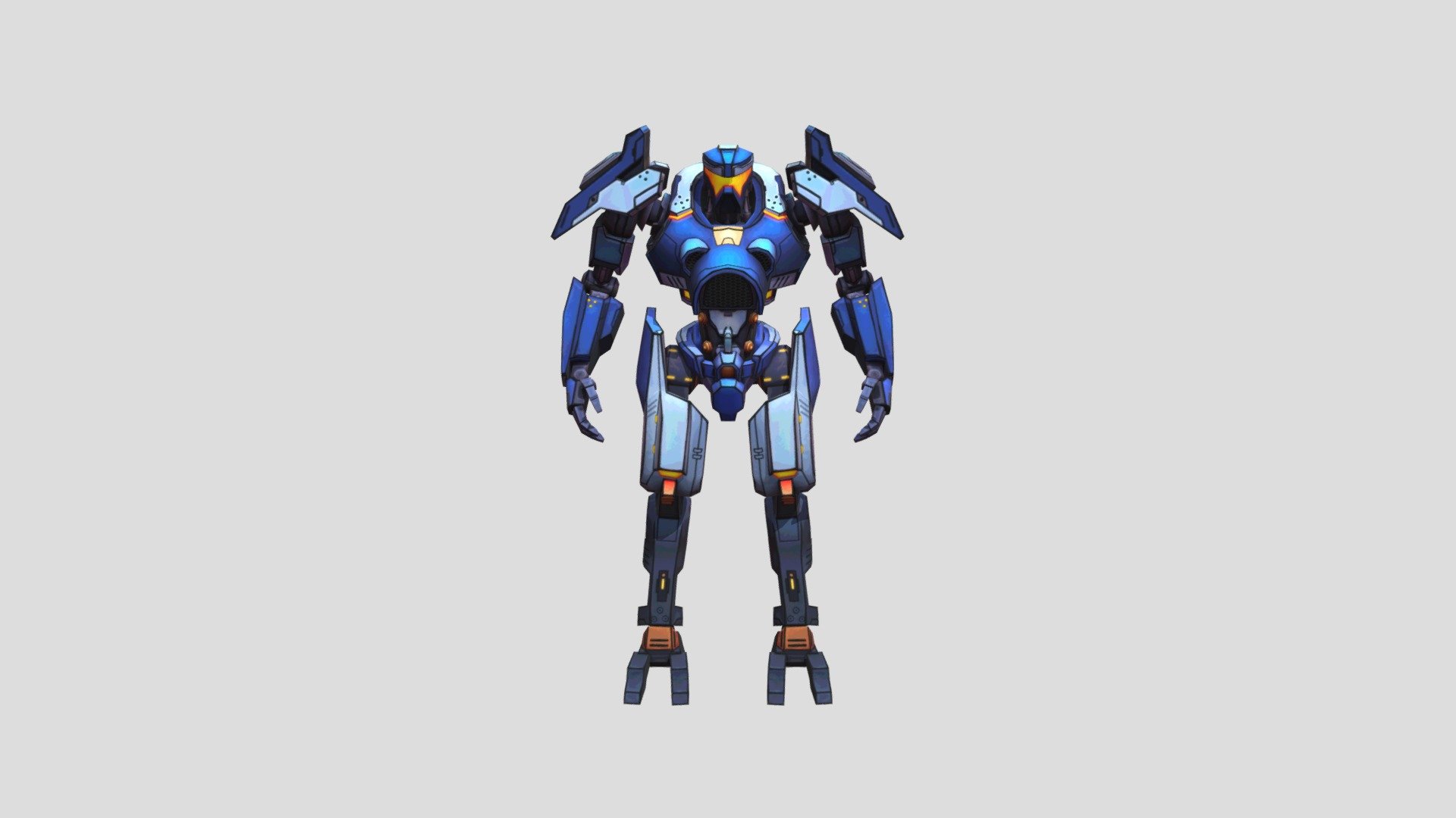 MarauderOblivion Pacific rim rigged rig bone fbx - Download Free 3D ...