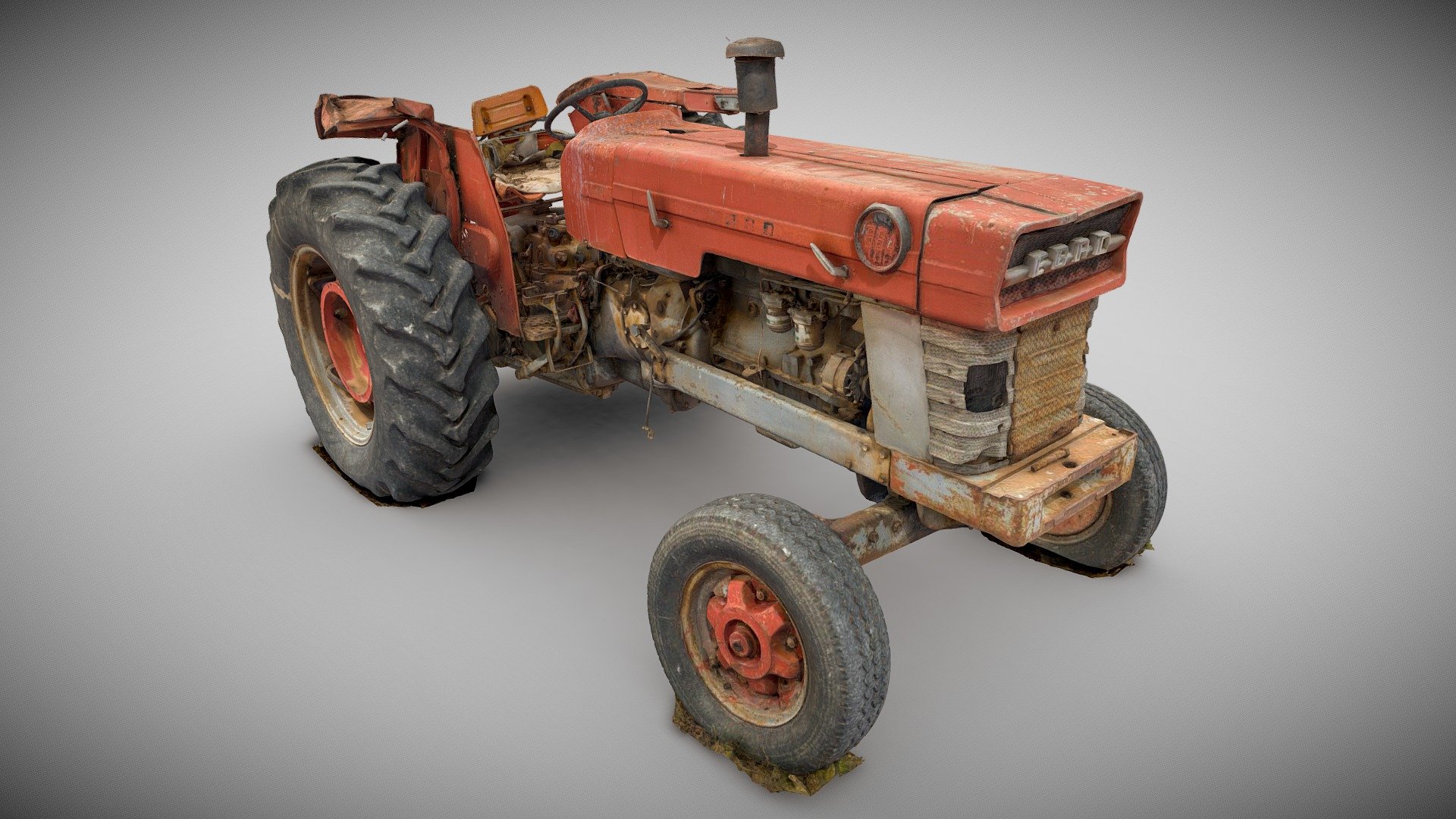Tractor EBRO 684 Agricultural Machinery Machine Buy Royalty Free 3D