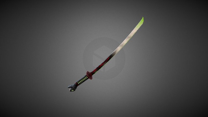 Ouroboria (Katana Of Draksider) - Minecraft 3D Model