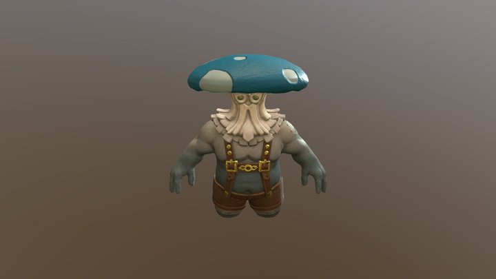 Mushroom Miner 3D Model