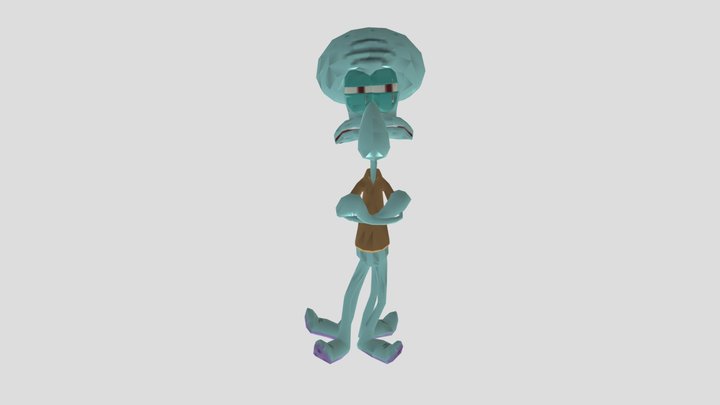Squidward 3D Model
