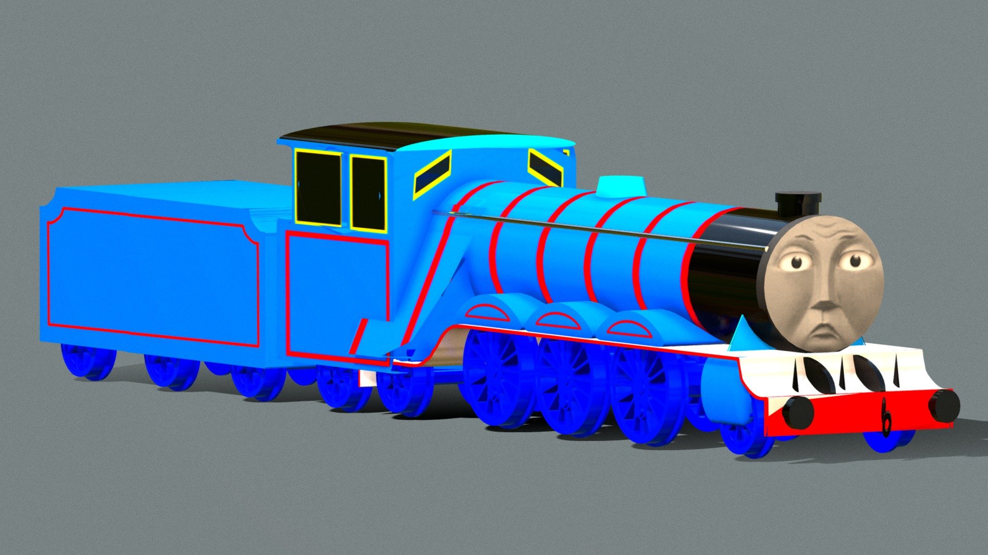 Gordon (Shed 17) - Download Free 3D model by Geoffrey The Purple Engine ...