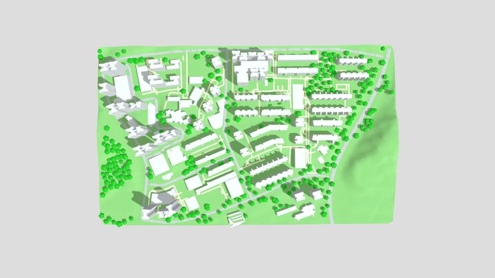 Telok Blangah Residential Area 3D Model