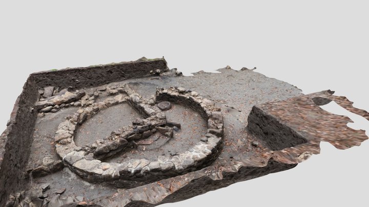 Segunda fase excavación Castro Cameixa 3D Model