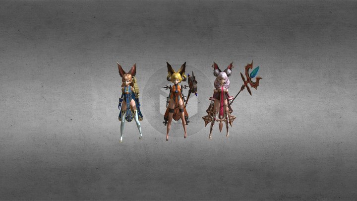 Enana maga 3D Model