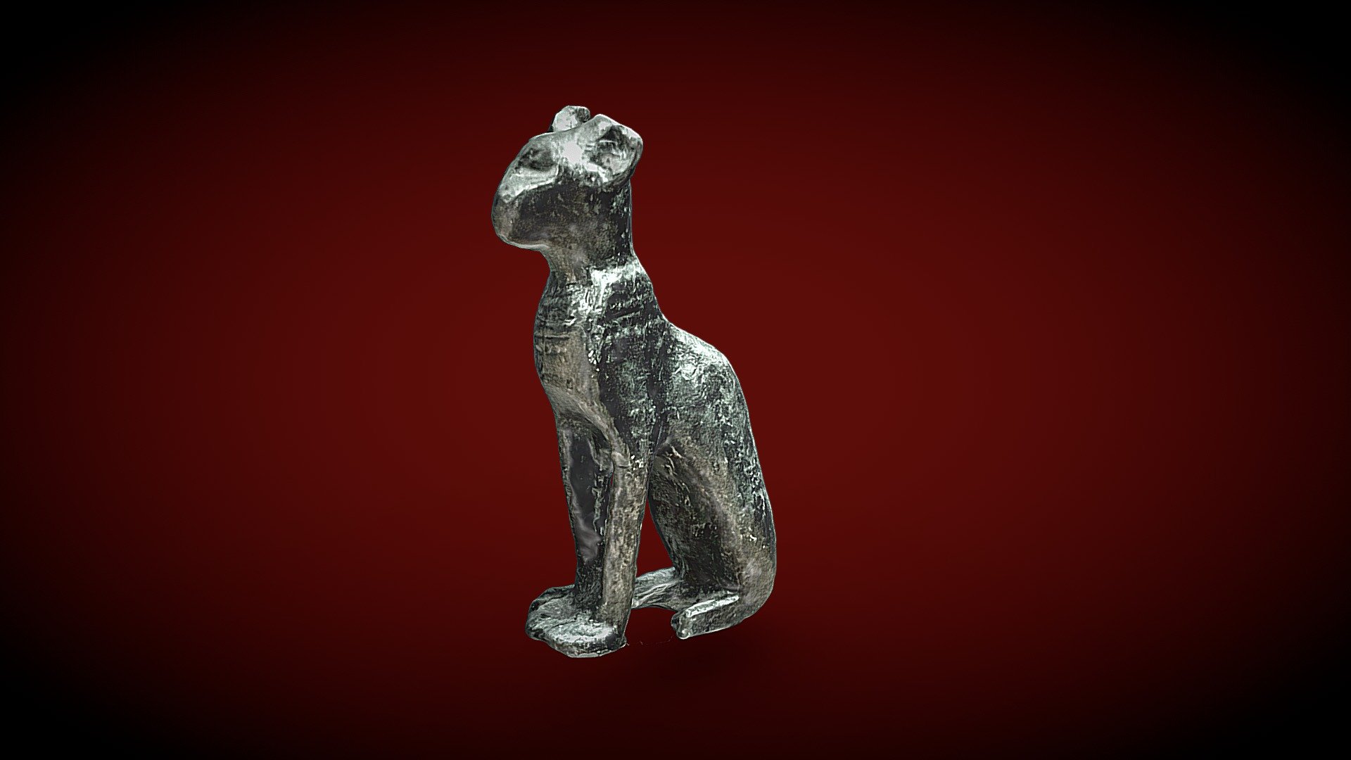 Miniature Bronze Cat - IOS Macro