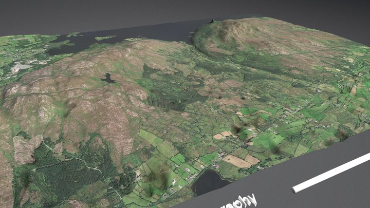 Slishwood Gap, Co. Sligo – Free 3D Model STL
