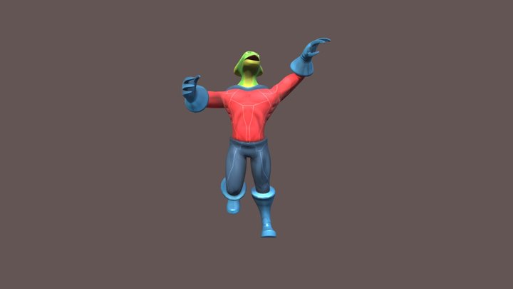 Alien_test_Character 3D Model