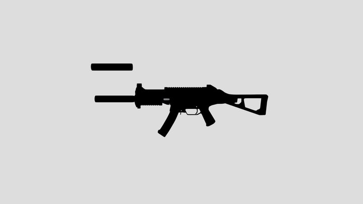 UMP9 Printable V2 3D Model