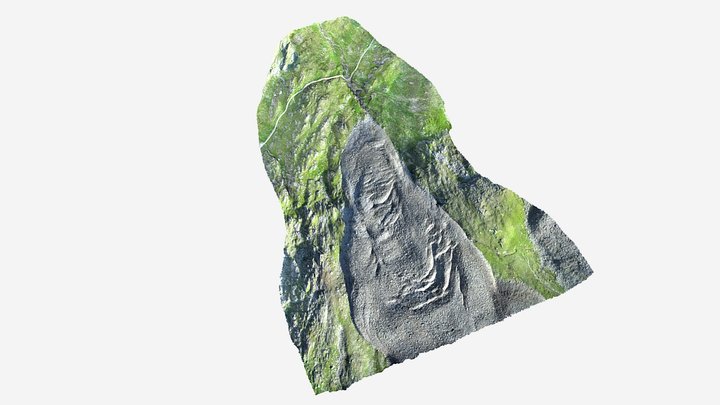 Rock glacier at Äußeres Hochebenkar, 2021 3D Model