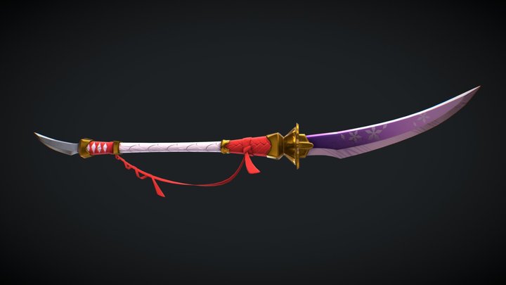 Fox Halberd - Insect Glaive 3D Model