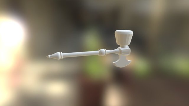 Thor Axe Hammer 3D Model