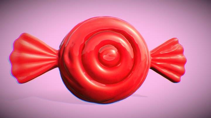 Cute Candy 3D Model