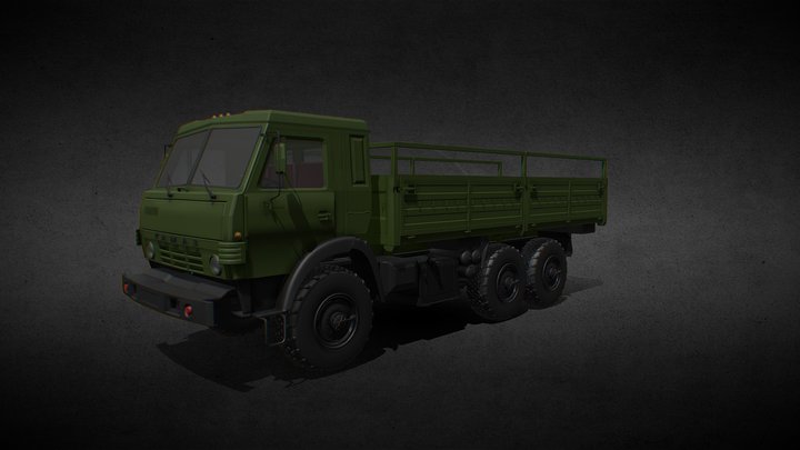 KAMAZ Bortovoy 3D Model
