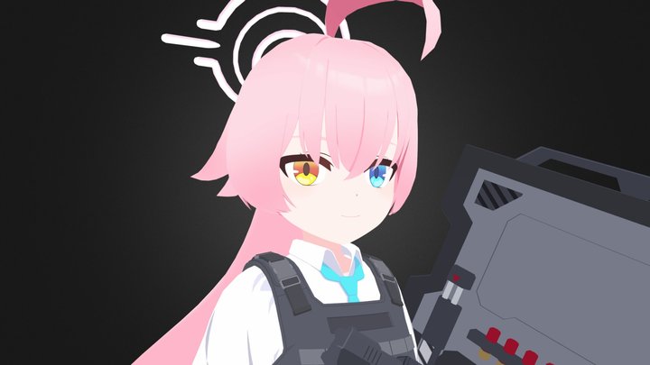 Blue archive Hoshino (Battle) 3D Model
