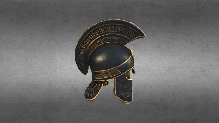 The_helmet_of_an (Древнегреческий шлем) 3D Model