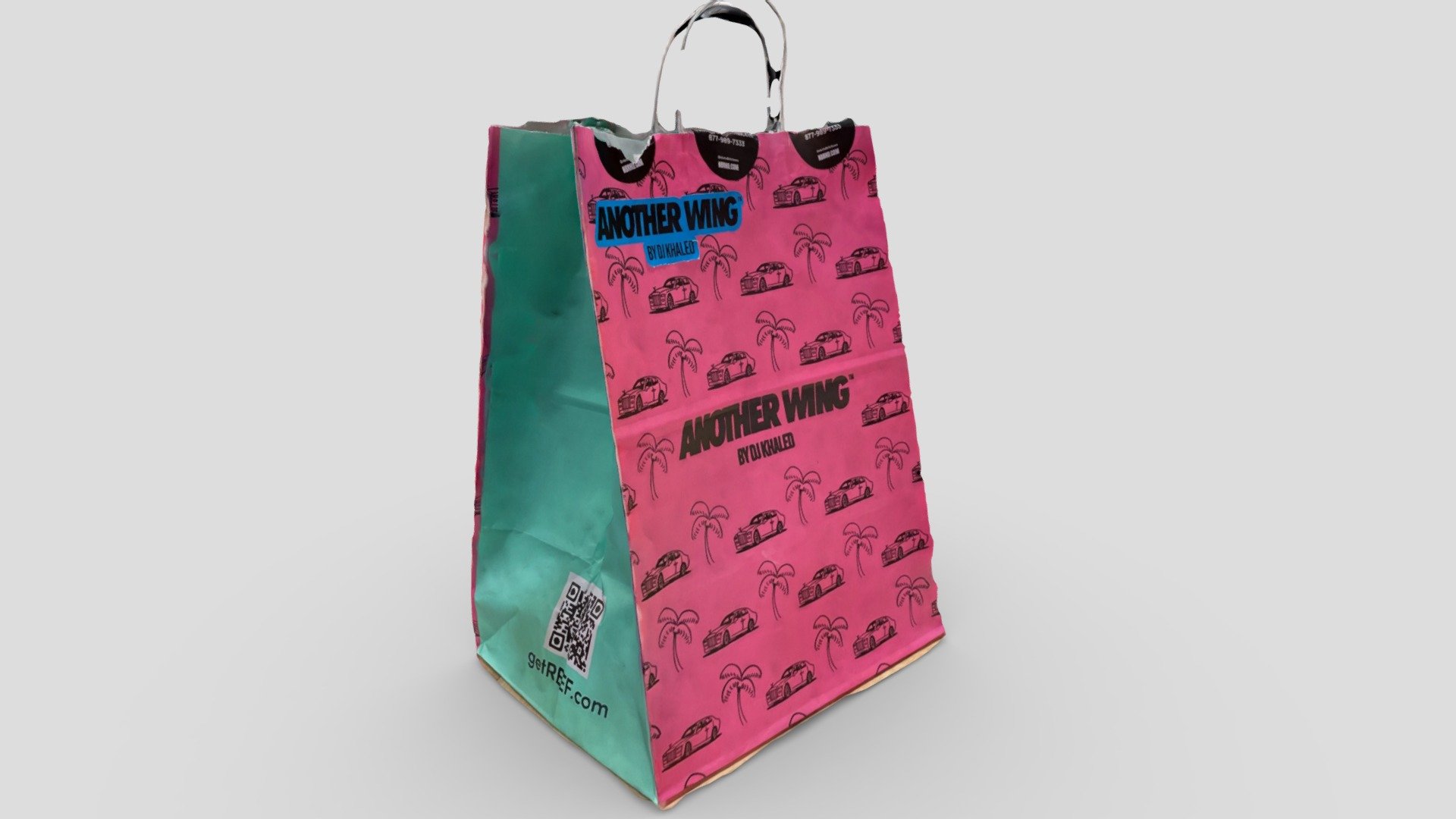 DJ Khaled - Another Wing bag - Download Free 3D model by Billy  (@billycandela) [f6e6bac]