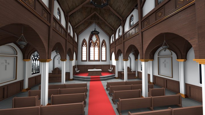 Church / Cathedral 3D Model