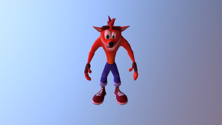 Crash bandicoot (PS2) 3D Model