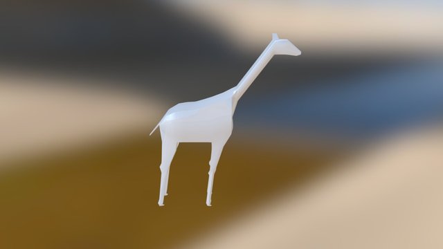 Jirafa 3D Model