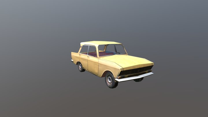 Moskvitch-412 (AZLK) 3D Model