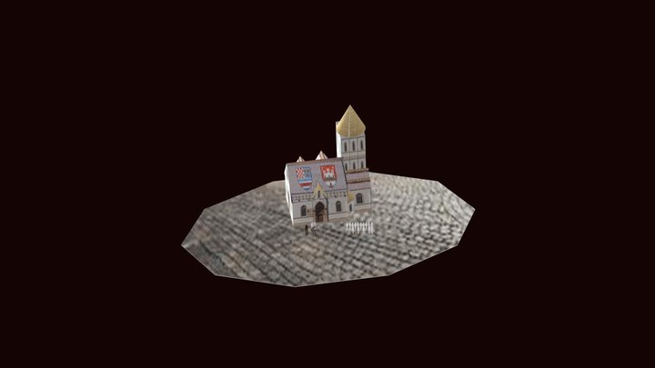 St. Mark's Church, Zagreb/Croatia 3D Model