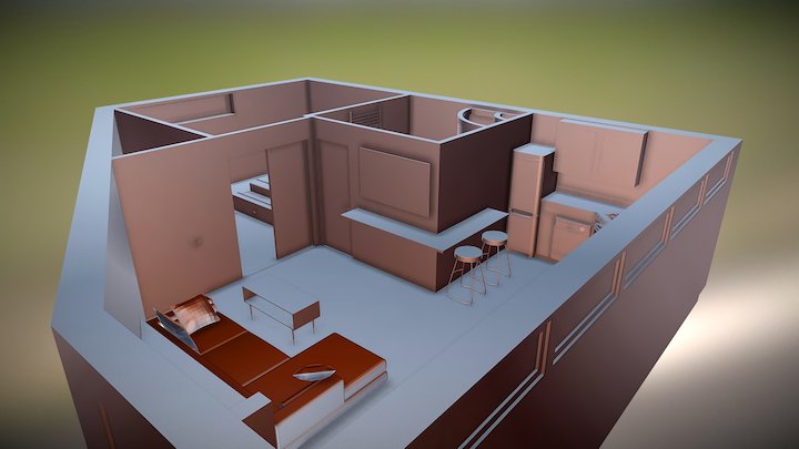 Apartment assignment - 1 eller fler RoK 3D Model