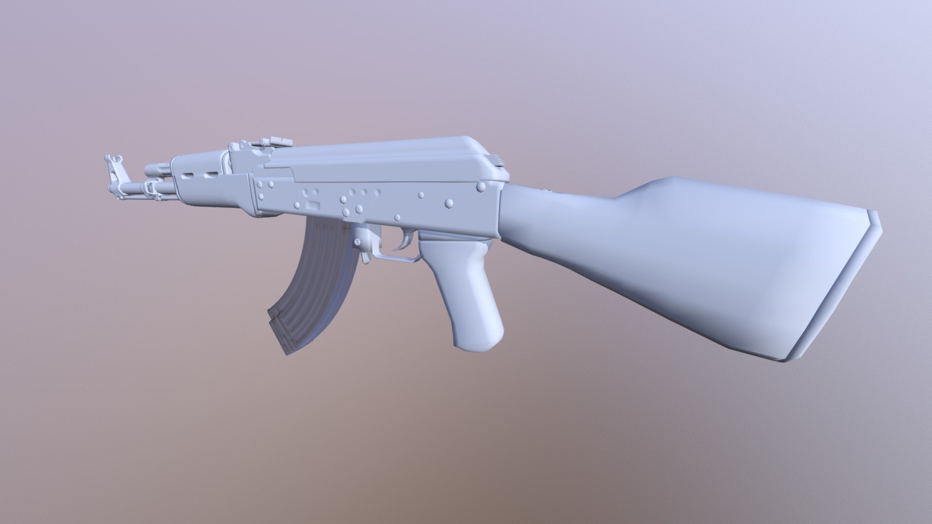 AK47 - 3D model by beague (@benteague27) [f6eb6f0] - Sketchfab