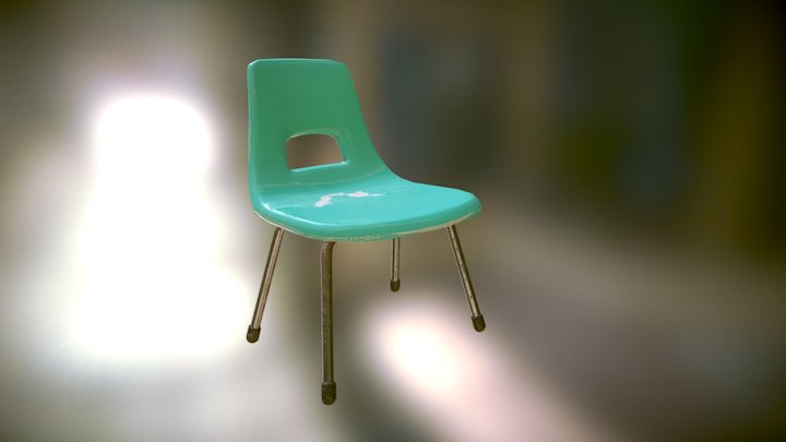Fiberglass Chair MKII 3D Model