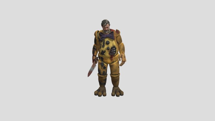 Dead by daylight - yellow rabbit 3D Model