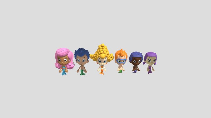 Bubble Guppies 3D Model