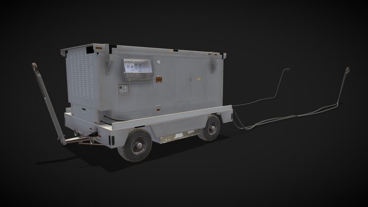 Diesel Generator 3D Model