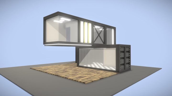 Container House 3D Model