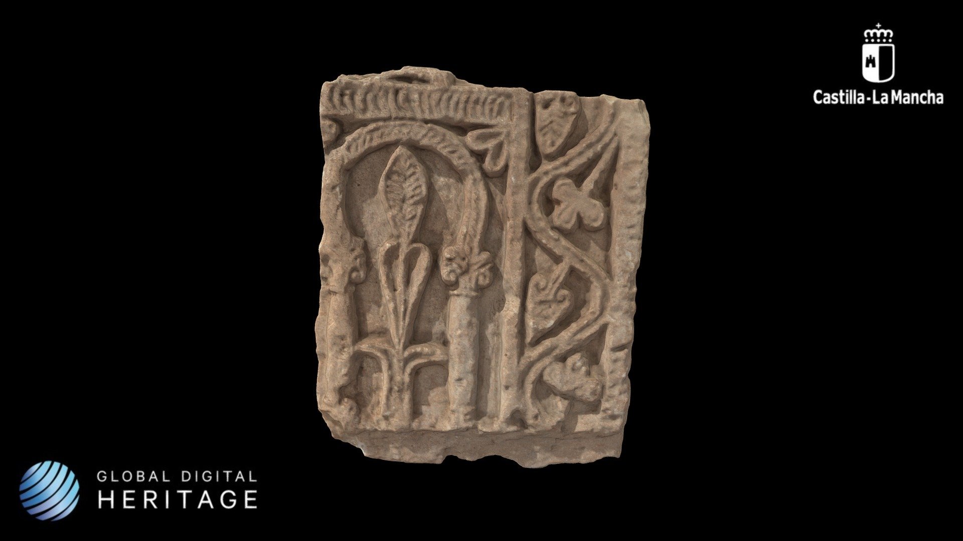 Visigoth architectural decoration, Oreto, Spain - 3D model by Global ...