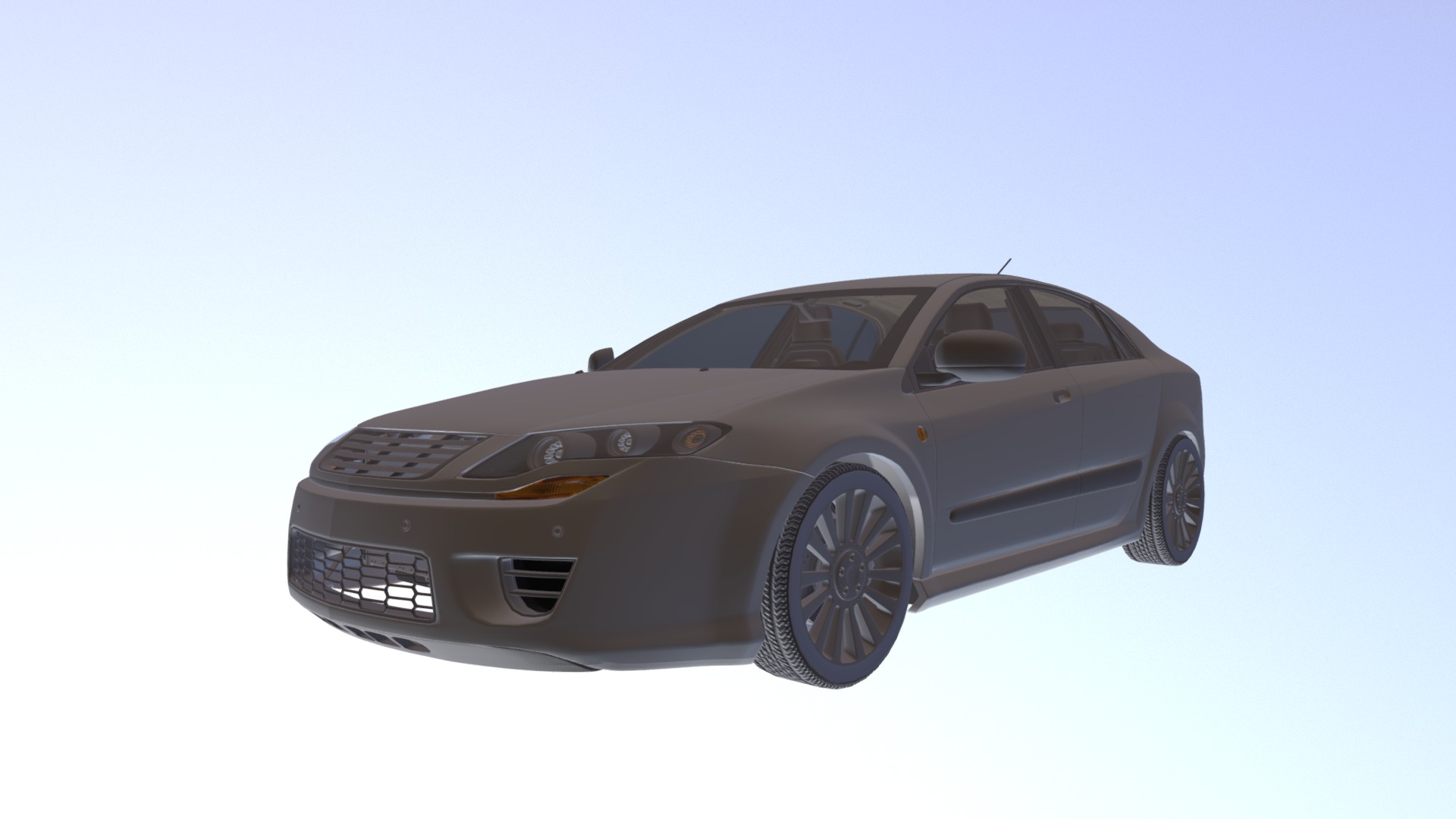 3D model Dosch – Car Details V2 – OBJ - This is a 3D model of the Dosch - Car Details V2 - OBJ. The 3D model is about a car with a spoiler.