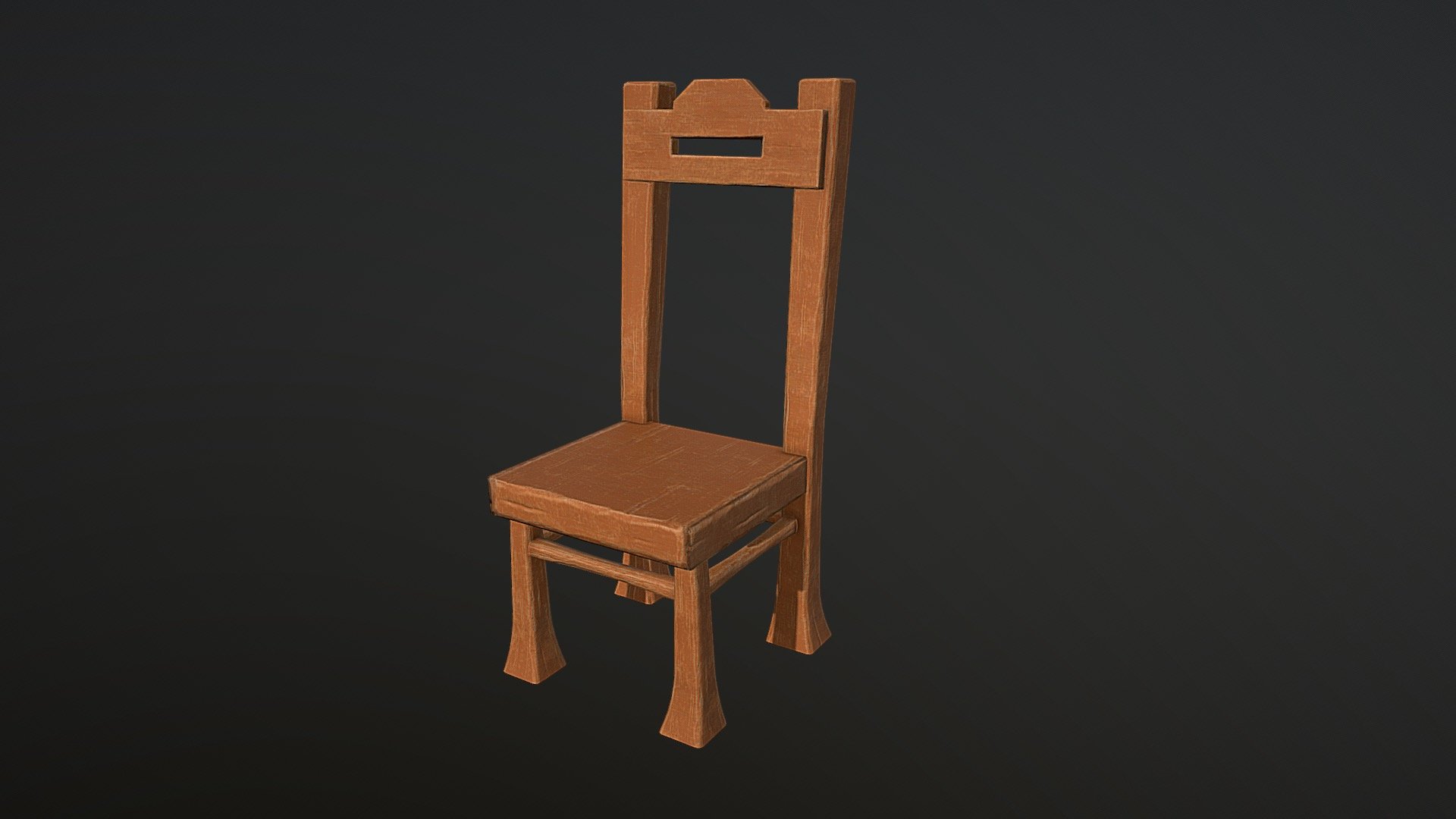 Stylized Chair Download Free 3D model by Vladyslav Holhanov