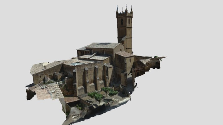 Uncastillo - Iglesia de San Martin 3D Model