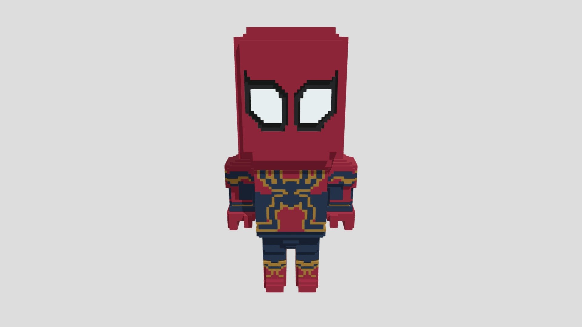 Spiderman — Sketchfab embed 3D viewer
