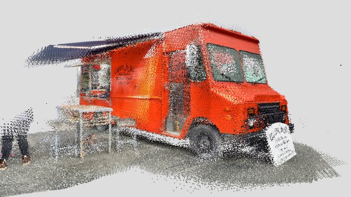 Captain Juju's Food Truck 3D Model